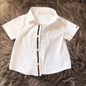 Gucci boy white shirt
